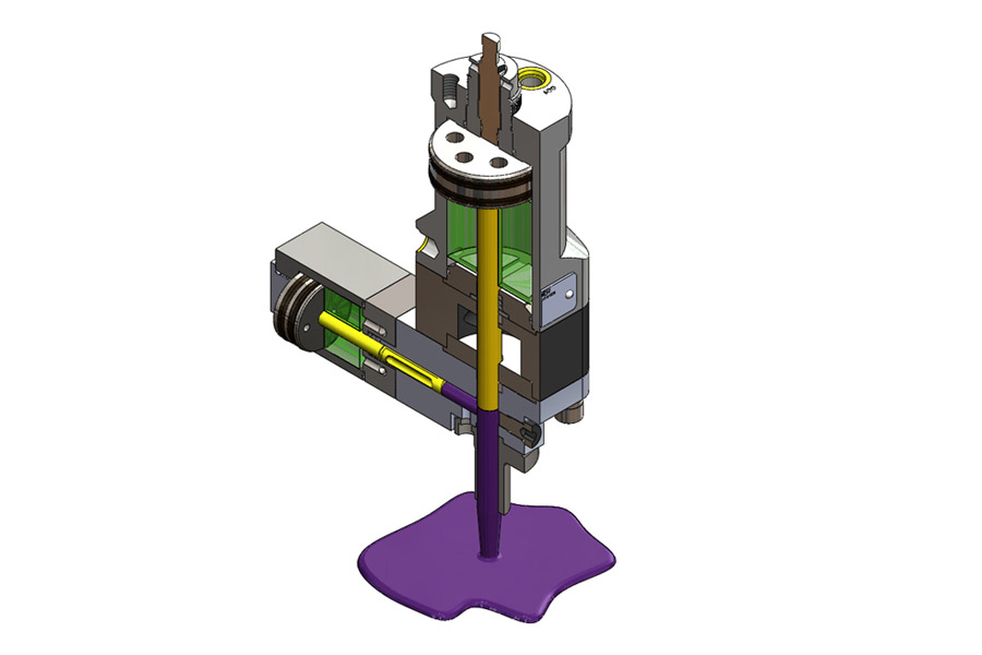 polyurethane foam mixing head 3